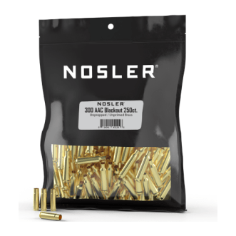 Nosler Brass - 300 Blackout (250ct) Bulk Brass Bag 45124