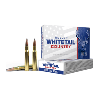Nosler Whitetail Country WCA - 30-06 Sprg 165g SB SP (20ct) Ammunition 40125