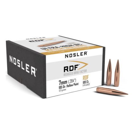 Nosler RDF RDF - 7mm 185g HPBT (100ct) Bullets 53432