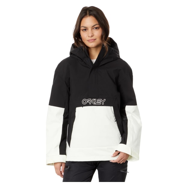 Oakley Women's Arctic White/Blackout Snow TNP TBT Insulated Anorak FOA500471-9WI