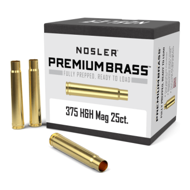 Nosler Premium Brass Box - 375 H&amp;H (25ct) 11930