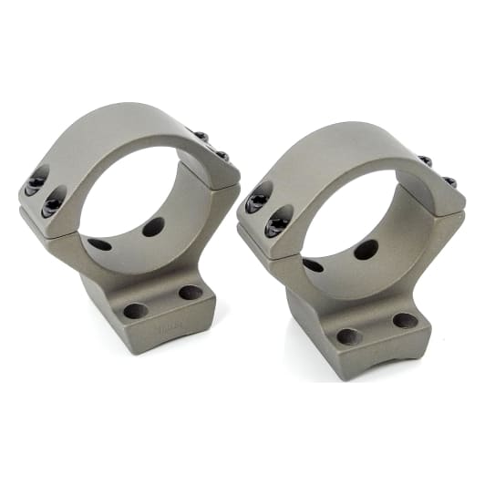 Talley 1" X-Bolt (Med) (Silver) Alloy Lt. Wt. Ring Base Combo S940735