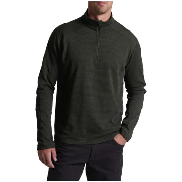 Kuhl Reactiv Lite Grid 1/4 Zip Baselayer Onyx Men's 3253-ONYX-M
