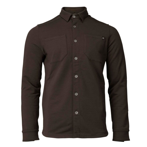 First Lite Men's Rugged Wool Field Shirt Terra MTRWFTR