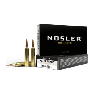 Nosler Match Grade MGA - 28 Nosler 185g RDF HPBT (20ct) Ammunition 60141