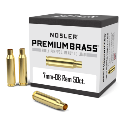 Nosler Premium Brass Box - 7mm-08 Rem (50ct) 10187