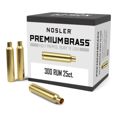Nosler Premium Brass Box - 300 RUM (25ct) 11940