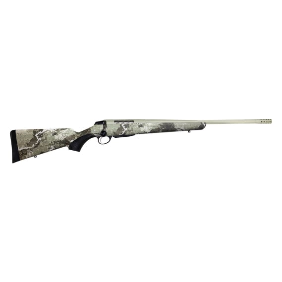 Tikka T3x Roughtech, SS, Fluted Threaded BBL, Left Handed 7MM PRC 24" Bbl 1:8 5/8in x 24tpi Roughtech Ember JRTXRBS47124