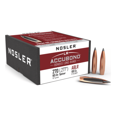 Nosler AccuBond Long Range ABLR - 270 165g SP (100ct) Bullets 54827