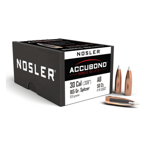 Nosler AccuBond AB - 30 165g SP (50ct) Bullets 55602
