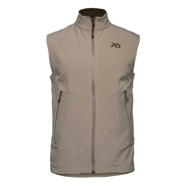 First Lite Men's Suppressor Soft Shell Vest Walnut MOWCVWN2