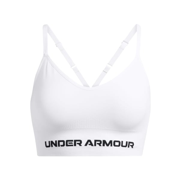Under Armour Women's Vanish Seamless Low Bra White/Black 1384417-10000