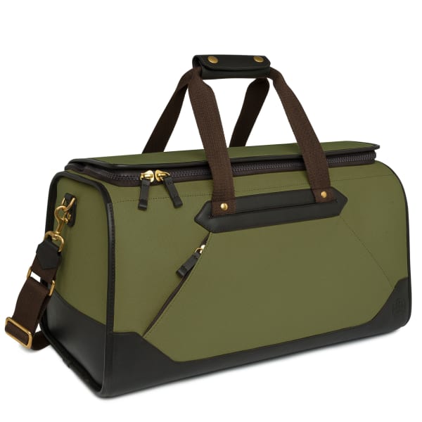 Beretta Terrain Evo Weekend Duffle Bag, Olive Green w/Zipperd Pocket &amp; Brass Hardware BS782T252107QYUNI