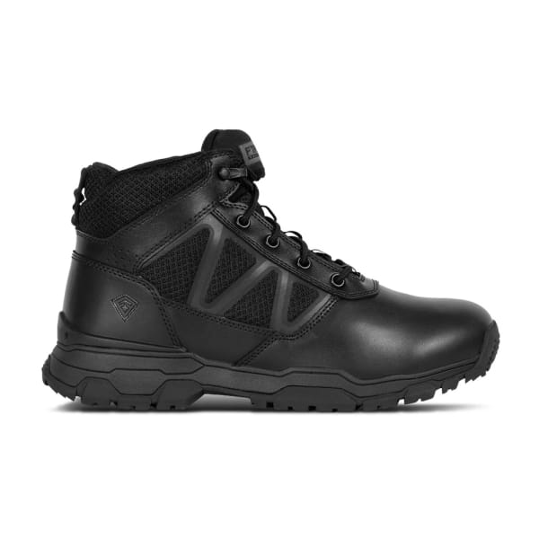 First Tactical Men's 5" Urban Operator Side-Zip Mid Boots H2O Waterproof Black 165912-019