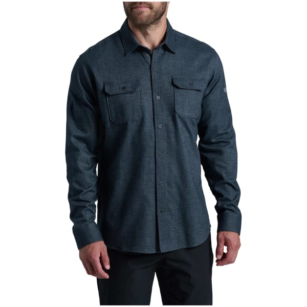 Kuhl Descendr Long Sleeve Flannel Deep Abyss Men's 7244-DABY-M