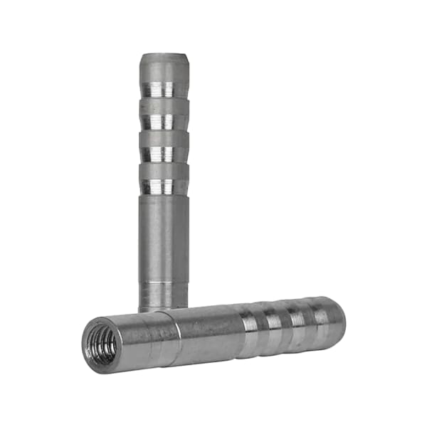 Easton 5mm Steel x HIT 50-75 Grain Arrow Inserts (Pack of 12) w/ Chamfer Stone &amp; Installation Tool 902504