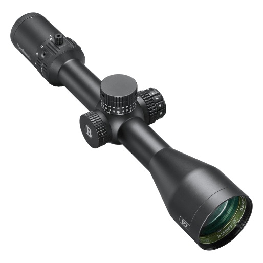 Bushnell 4-20x Magnification 50mm Lens R7 ED Black Riflescope FFP MOA Holdover Illuminated Reticle EXO Protective Barrier R7-42050A1