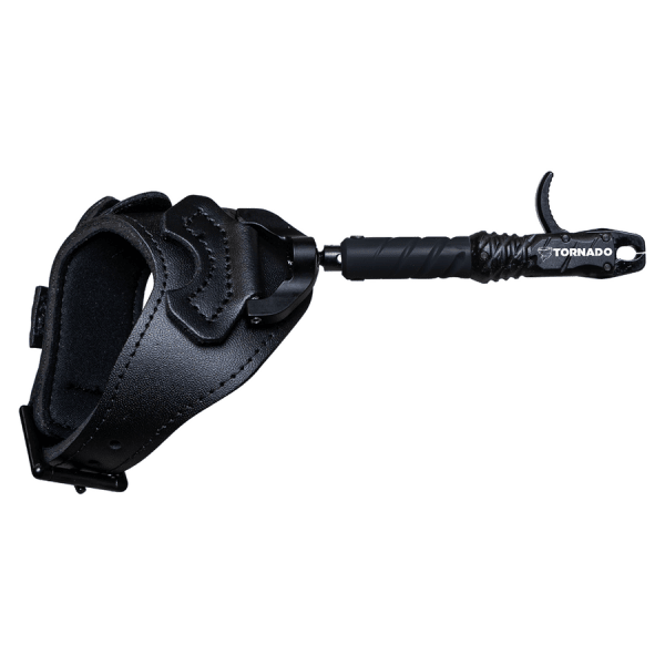 T.R.U. Ball Archery Tornado Buckle Black Large Wrist Strap Release TNDB-BK-L
