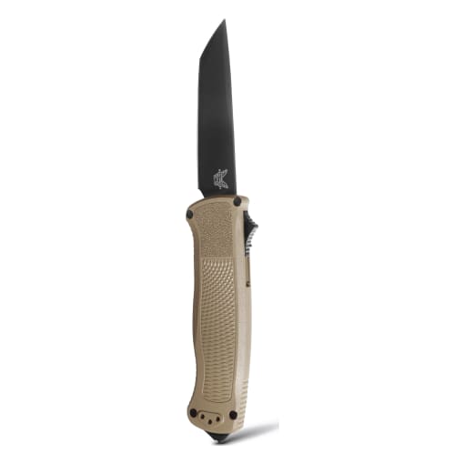 Benchmade Shootout Out-the-Front Auto Ranger Green Grivory Tanto Knife 5370BK-11