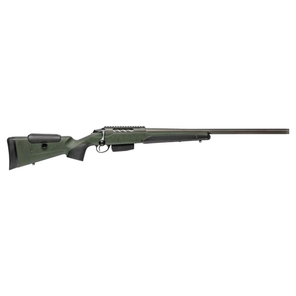 Tikka T3x Super Varmint 6mm Creedmoor 24" Bbl 1:7.5 Threaded w/ 5rd Magazine, Green JRTXRSV324