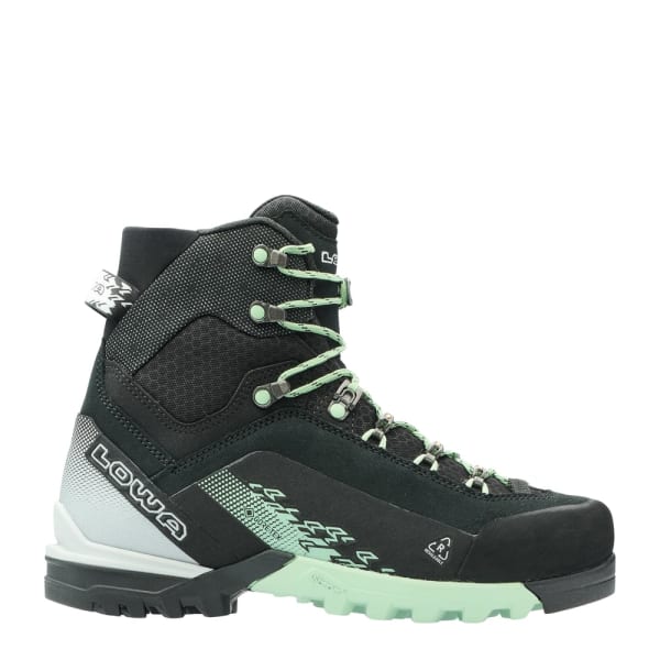Lowa Cervino GTX MID Black/Smoke Green Women's Medium Boots 2210309959