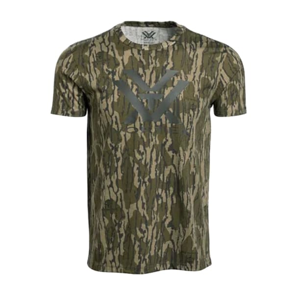 Vortex Optics Core Logo SS T-Shirt Mossy Oak Bottomland Camo Men's 120-16-BOM