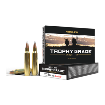 Nosler Trophy Grade TGA - 223 Rem 70g AB SP (20ct) Ammunition 61036