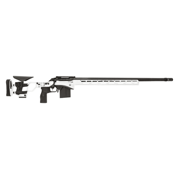Cadex Defense CDX-SS SEVEN S.T.A.R.S. PRO .223 Rem 26" 1:8" Bbl Hybrid White/Black Rifle w/Hunting-Style MB CDXSS-PRO-223-26-CS20-D2B1N-HWB