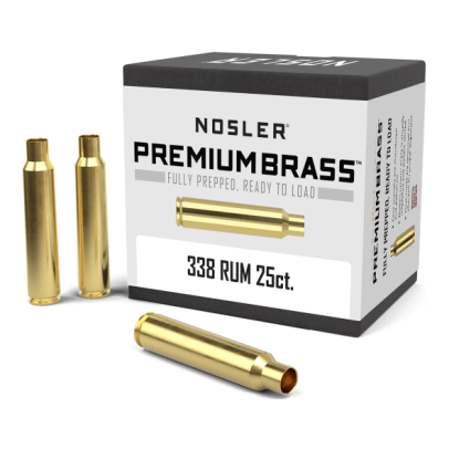 Nosler Premium Brass Box - 338 RUM (25ct) 11912