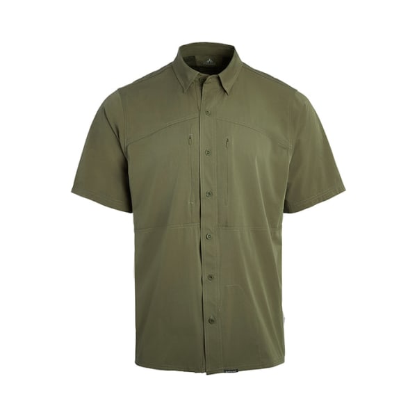 Pnuma Outdoors Shooter Shirt Short Sleeve Savage Green SS-SS-SG