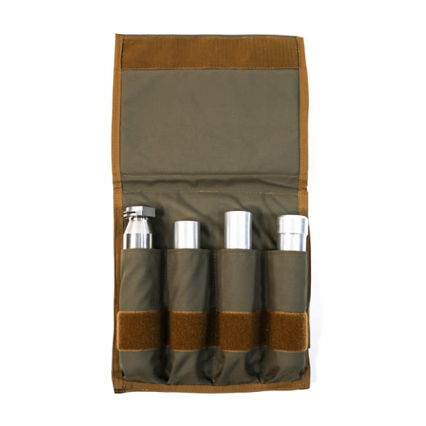 Armageddon Gear Suppressor Caddy Ranger Green for up to 8 10x2" Suppressors, Nylon Cordura with Hook &amp; Loop AG0808-RG