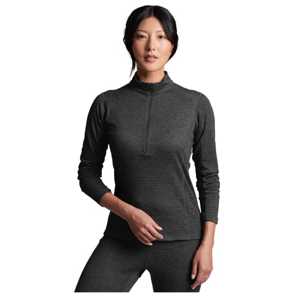 Kuhl Reactiv Lite Grid 1/4 Zip Baselayer Carbon Women's 4486-CA-W