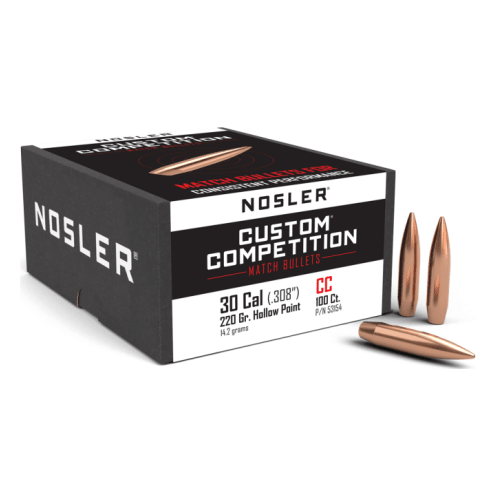 Nosler Custom Competition CC - 30 220g HPBT (100ct) Bullets 53154