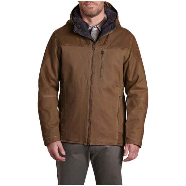 Kuhl Law Fleece Lined Hoody Jacket Dark Khaki Men's 7363-DKK-M
