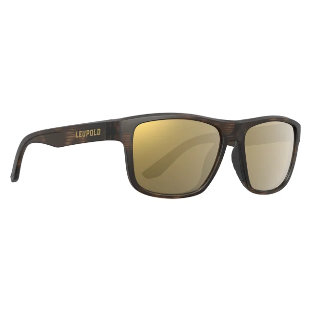 Leupold Katmai Matte Tortoise, Bronze Mirror Lens Performance Eyewear 179098