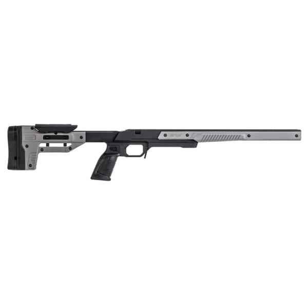 MDT Oryx Chassis for Rem 700 Long Action CIP Right Hand w/ Adj Buttstock &amp; MLOK Forend, Gray 116679-GRY