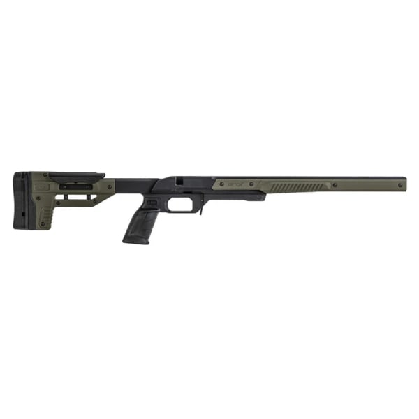 MDT Oryx Chassis for Savage Long Action CIP Right Hand w/ Adj Buttstock &amp; MLOK Forend, OD Green 116681-ODG
