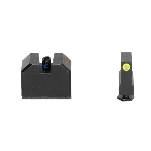 C&amp;H Precision Back Up Iron Sights Fits Glock 43/48 MOS w/ Optic Plate For Holosun 407K / 507K BUIS-AB-GLX-HOLOk-175BF-175BR