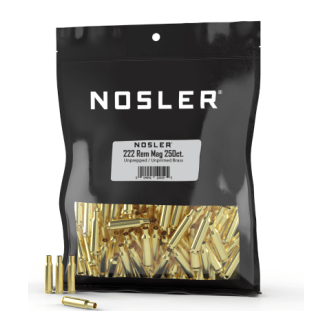 Nosler Brass - 222 Rem Mag (250ct) Bulk Brass Bag 10059