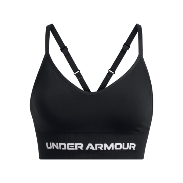 Under Armour Women's Vanish Seamless Low Bra Black/White 1384417-00100