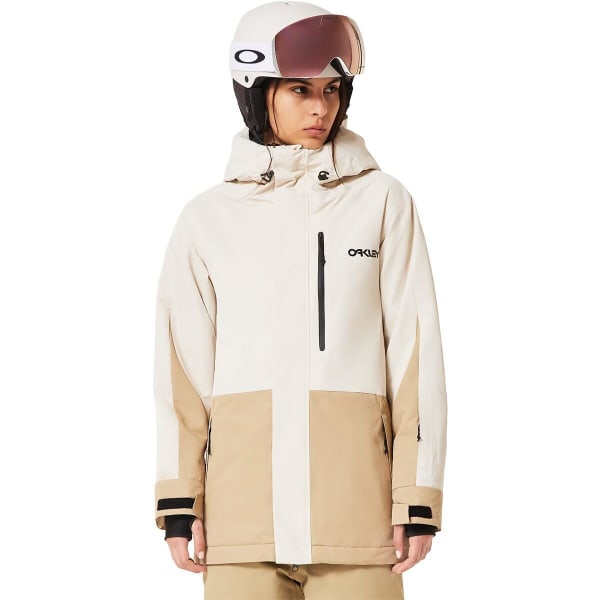 Oakley Women's Mist/Pebble Snow TNP TBT Insulated Jacket FOA500472-BCL