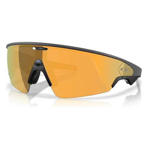 Oakley META Vanguard Black w/Prizm 24K Rectangle Shield - Toric Lens 6.25x4.24 Nylon (Semi-Rimless) Sunglasses OW8001-04