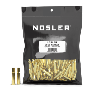 Nosler Brass - 30-30 Win (100ct) Bulk Brass Bag 10082