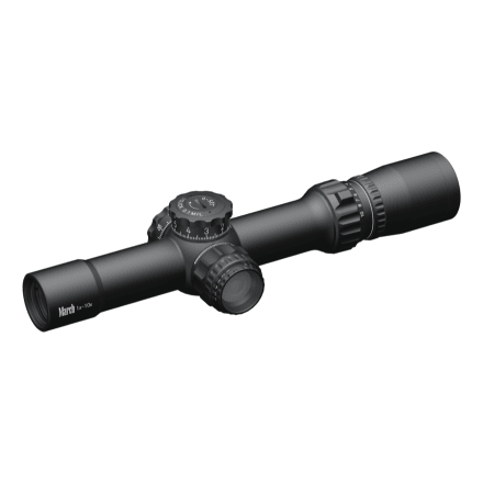 March Compact Tactical 1-10x24mm SFP FD-2 Reticle 0.1MIL 6Level Illum Riflescope D10V24TIML-FD-2