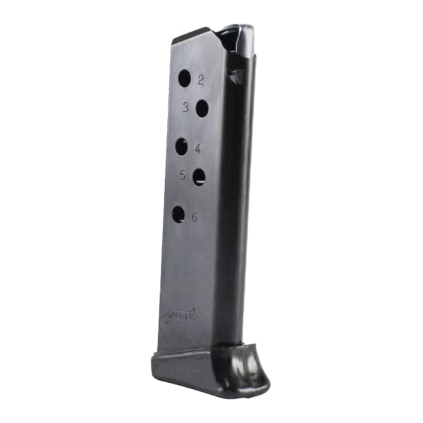 Walther PPK .380 ACP 6rd Finger Rest Black Magazine 2246026