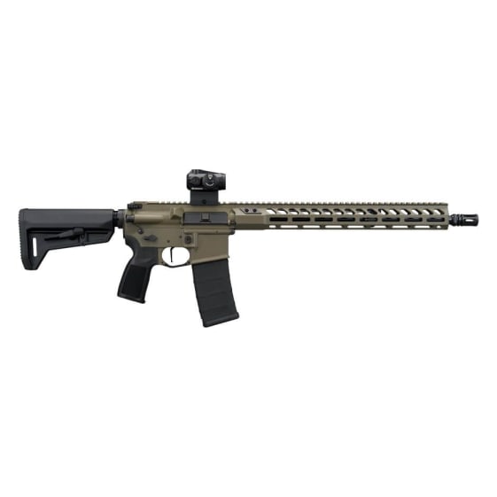 Sig Sauer M400 Forge 5.56 Nato Rifle 16"Bbl CHF w/ Romeo-MSR Gen II Telescoping Stock Two-Stage Trigger MLOK Hg 1x30Rd Mag RM400-556N-16B-FORGE-MSGRN