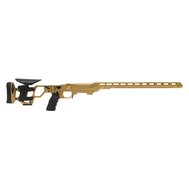 Cadex Defense X-Series Long Action RH Chassis Assembly for Remington 700 w/ PRO Folding Stock, Burnt Bronze STKXS-REM-RH-LA-PNAC-BRZ