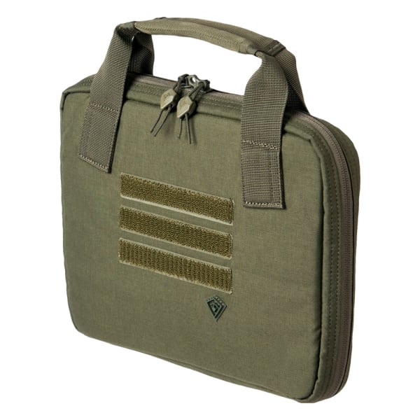 First Tactical OD Green 500D Nylon 11x8" Pistol Sleeve w/ YKK Zippers and Hook&amp;Loop Mounts 180010-830-1SZ