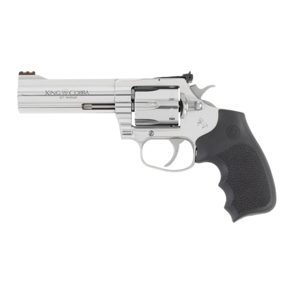 Colt King Cobra Target .357 Magnum 4.25" Bbl Hogue Rubber Grip SS Revolver KCOBRA-SB4RTS