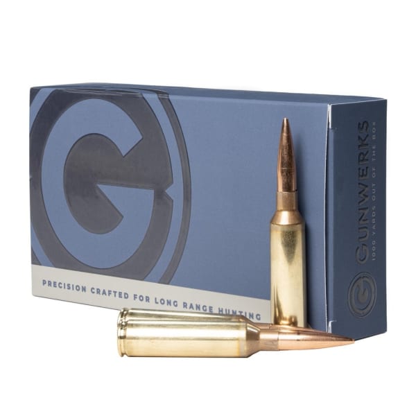 Gunwerks .338 Remington Ultra Magnum Berger .300gr EH Long Range Hunting Ammunition AY-M6074